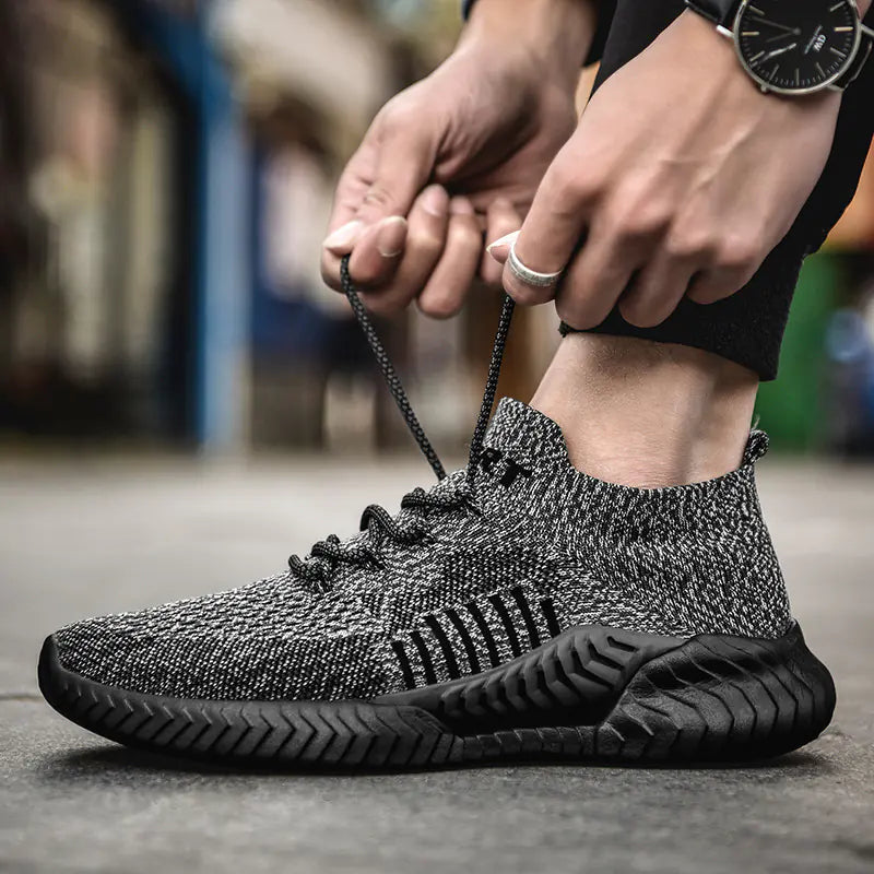 Breathable Outdoor Running Shoes for Men (Knitted)