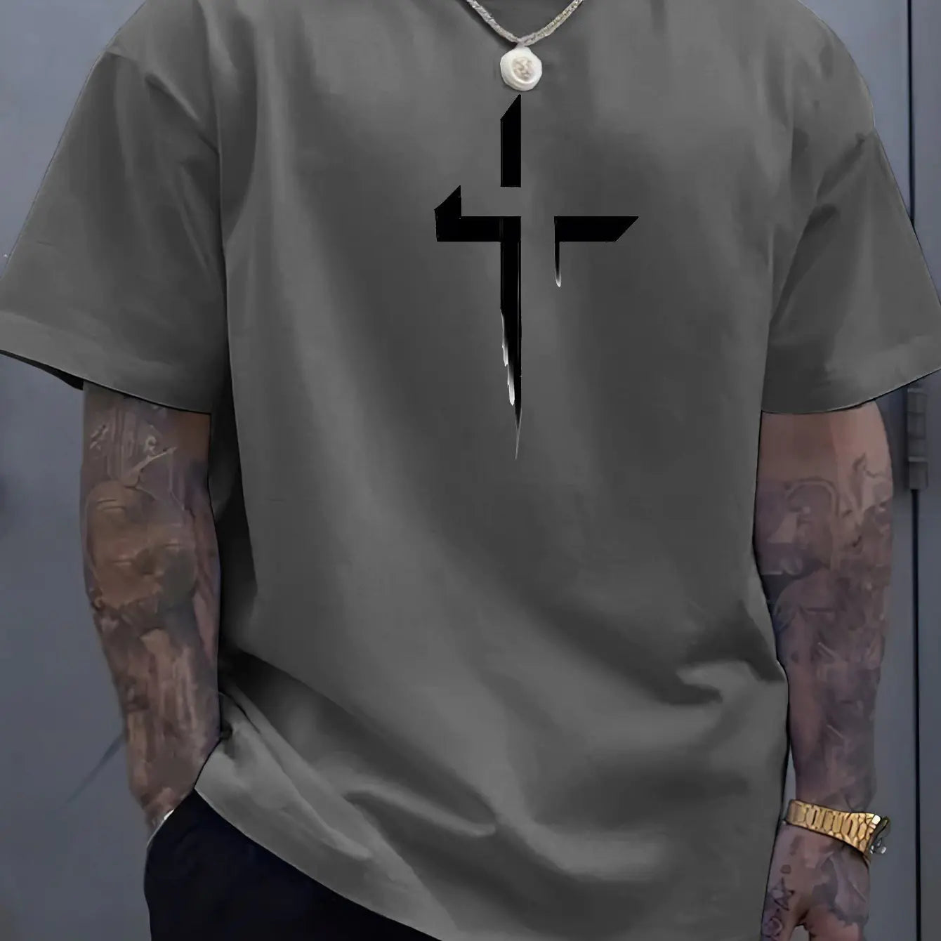 Men's Printed Casual T-shirt – Street Style