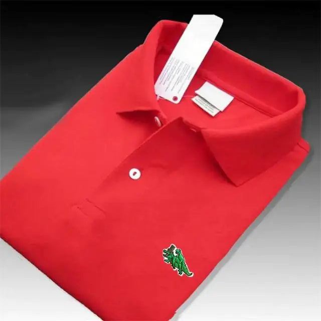 High-End Casual Embroidered Men's Polo Shirt 2024