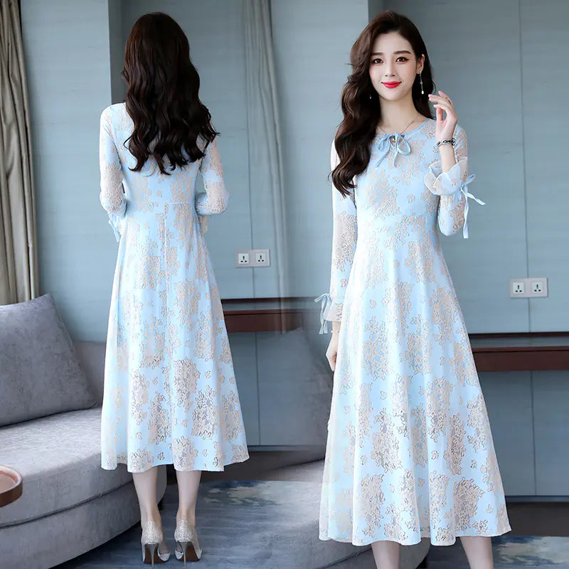 Flowing Stitching Elegant Dress