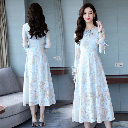 Flowing Stitching Elegant Dress