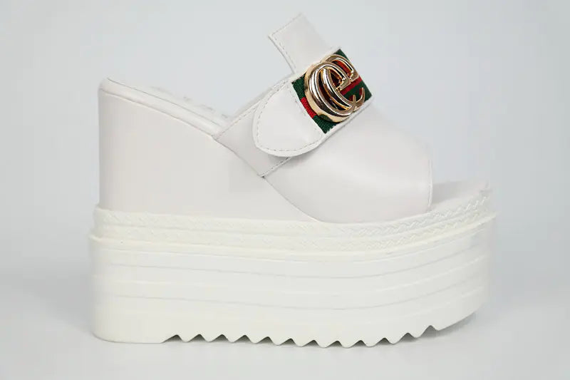 Gucci Summer Platform Wedge Heels