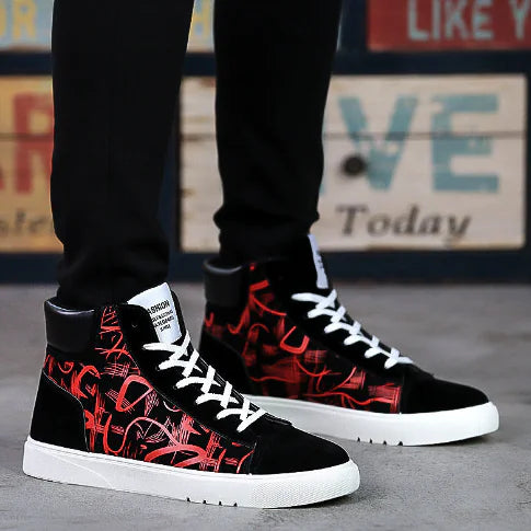 Spring High-Top Korean Casual Canvas Shoes for Teens