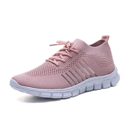 Breathable Knit Athletic Shoes for Women (Sizes 40-43)
