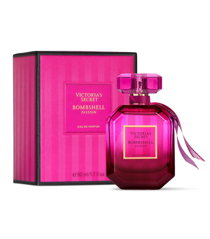 Victorias Secret Bombshell Passion Eau de Parfum Notes of Sparkling Cassis Queen Peony & Fuchsia Rose Perfumes for Women (1.7 oz)