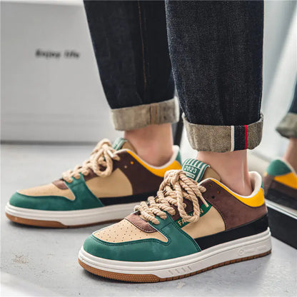 Men's Low-Top Sneakers 2023 Summer Breathable Casual Shoes