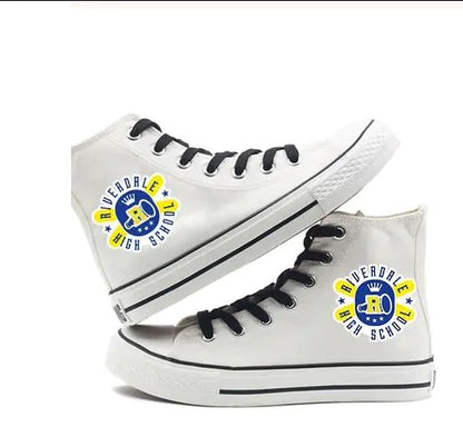 Men's Canvas High-Top Shoes - South Side Serpents Series