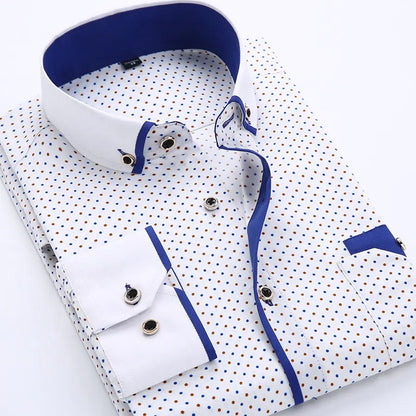 Men's Slim Fit Casual Cotton Shirts for Daily Wear