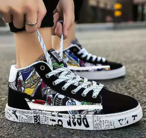 Chinese Style Canvas Shoes for Teenage Boys (Age 15)