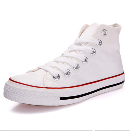 Casual High-Top Canvas Sneakers