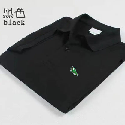 High-End Casual Embroidered Men's Polo Shirt 2024