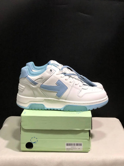 OFF-WHITE Leather Arrow Low-Top Sneakers for All