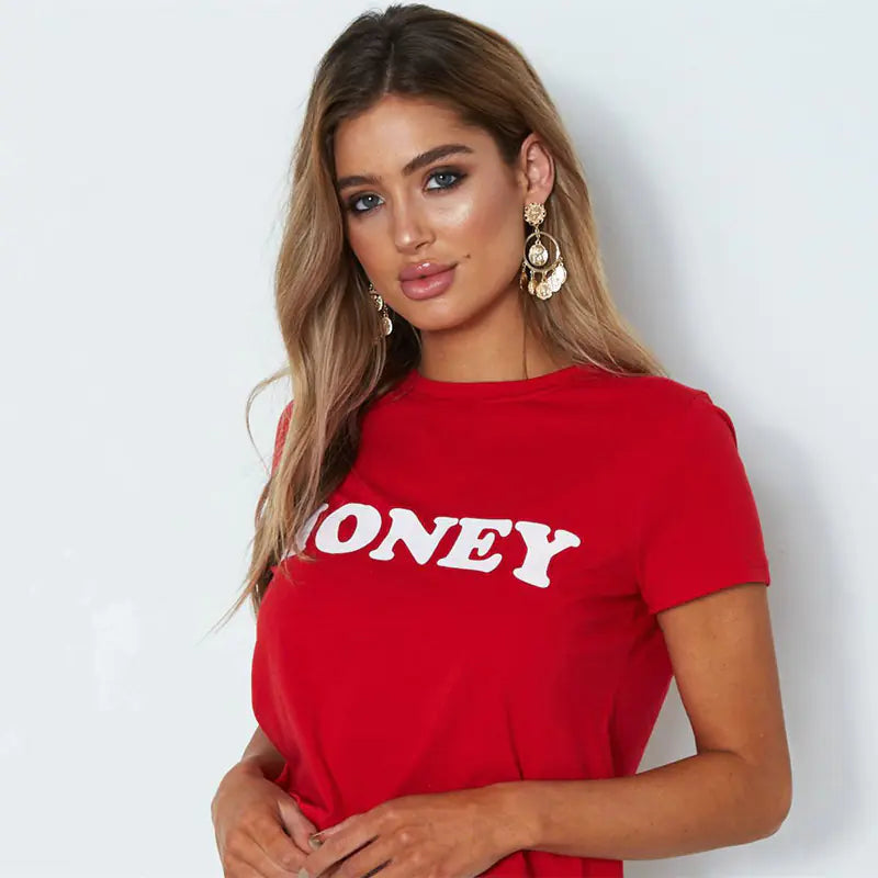 HONEY Graphic Letter T-Shirt