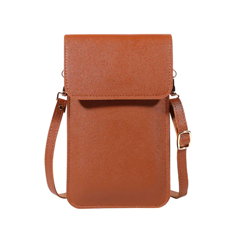 Mini Crossbody Bags for Women - Solid Color Wallet