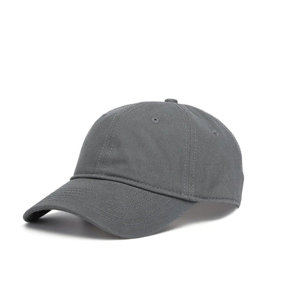 Baseball Caps Hats for Men Women Dad Hats Ballcaps Adjustable Unisex Plain Caps (Grey)