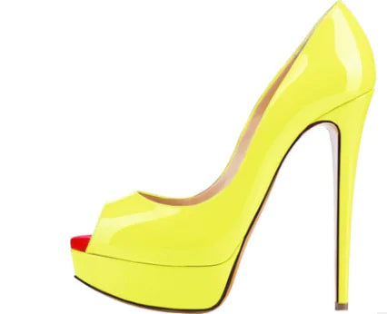 New Summer Autumn Nude Color High Heel Bridal Shoes