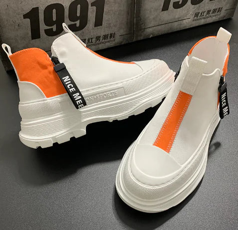 נעלי קז'ואל גבוהות אופנתיות לגברים (סתיו/חורף)