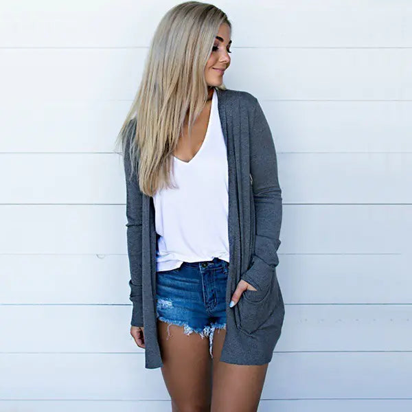 Cardigan Jackets with Pockets