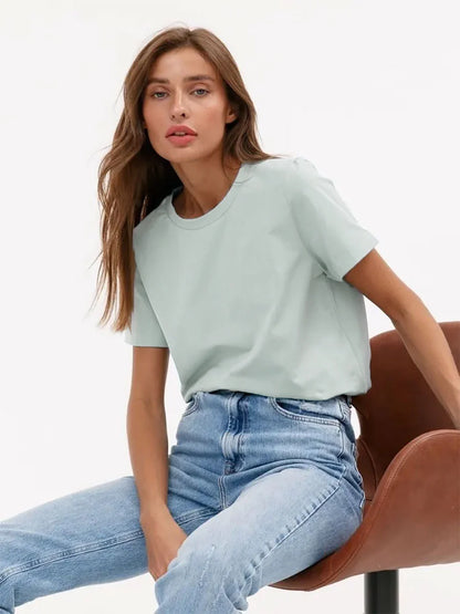 Casual Cotton Pullover T-Shirt