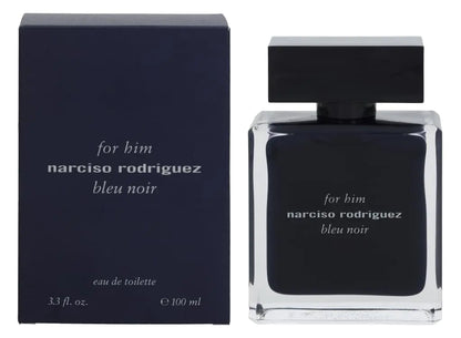Narciso Rodriguez Him Bleu Noir Eau de Toilette Spray for Men 3.3 Ounce