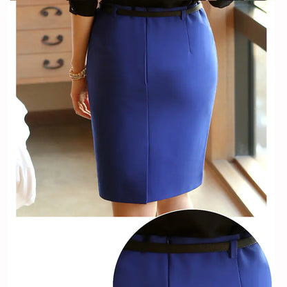 Midi Skirt for Commuting - Step Skirt Style