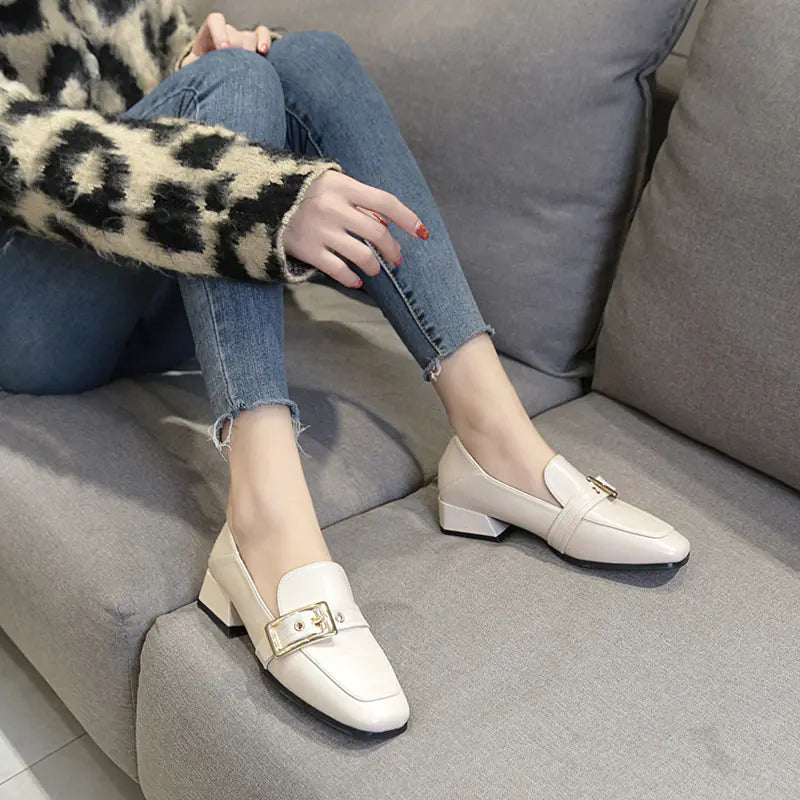Chic Retro Mid-Heel Women's Shoes - Spring 2020 Style