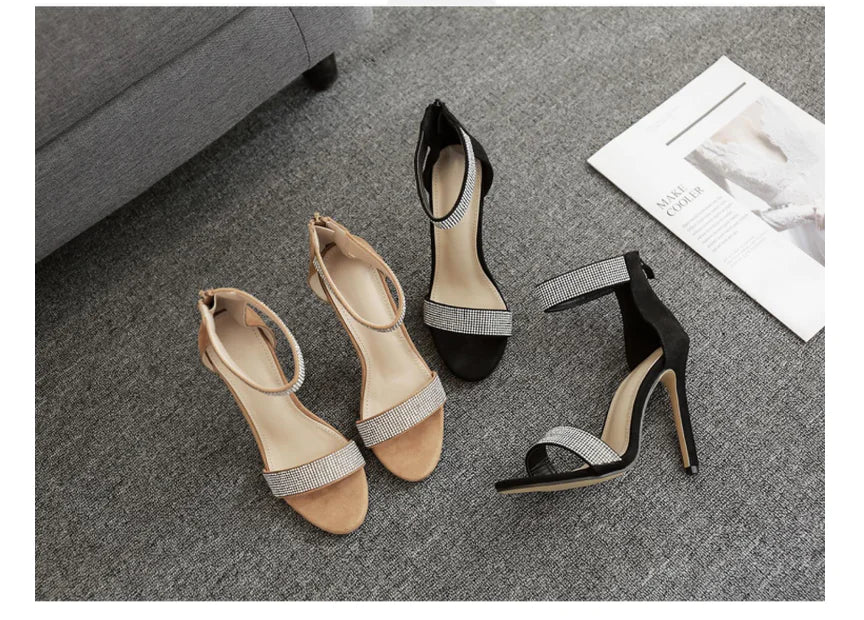 Stylish High Heels, Peep-Toe Sandals, and Slippers