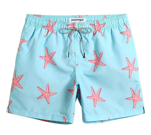 Men's Beach Shorts - 5-Inch Length Shorts