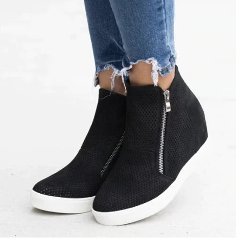 נעלי נשים חדשות 2019 עם בוהן עגולה וחלולות