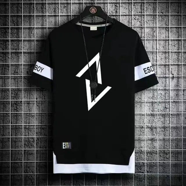 2024 Men's Korean Fashion Summer Short Sleeve T-Shirts