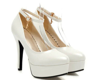 Elegant High Heeled Waterproof Club Shoes for Women