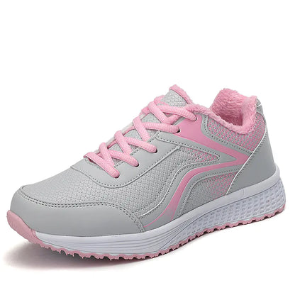 Breathable Flat Sports Shoes for Women - Comfortable Travel