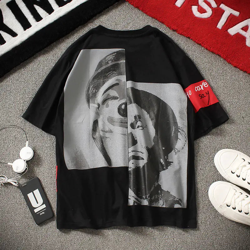 Joker Print Short Sleeve T-Shirt