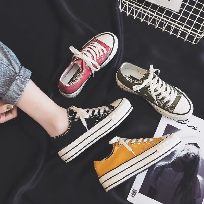 Women's Summer Casual Canvas Sport Shoes in Candy Colors