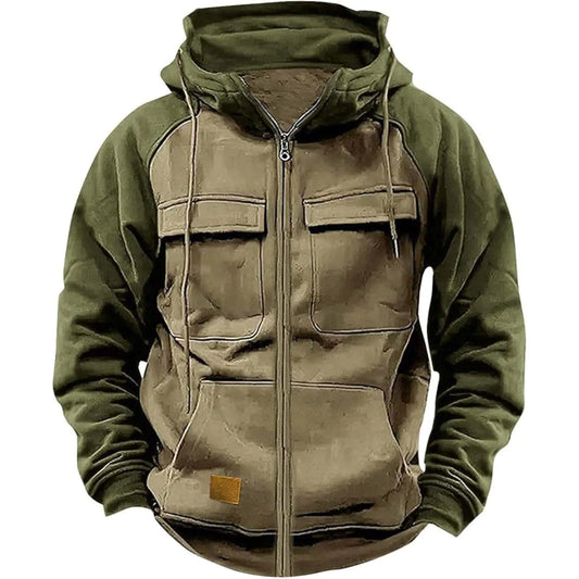 Carhart Hoodies For Men Mens Carhart Hoodie Carhart Rain Defender Hoodie MenS Hoodie Full Zip Up Sweatshirt With Pockets Durable Comfortable Outdoor Jackets Camel Large