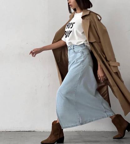 Hirsionsan Women's Oversized Aesthetic Letter T-Shirt