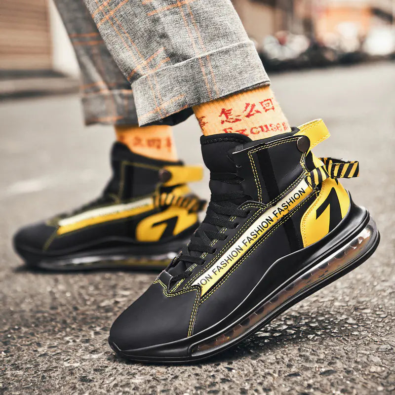 Classic High-Top Air Cushion Basketball Shoes for Men