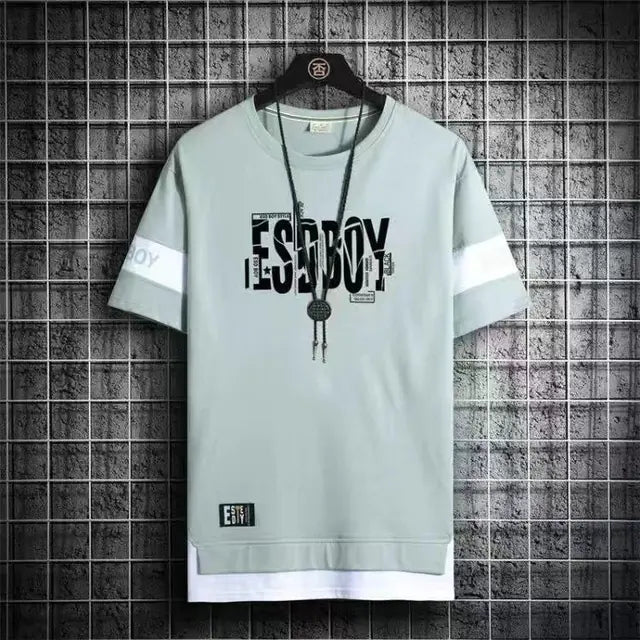 2024 Men's Korean Fashion Summer Short Sleeve T-Shirts