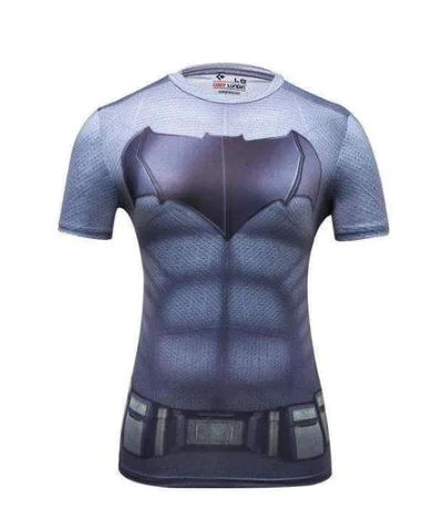 Sweat-Wicking Compression Shirt, Batman T-Shirt