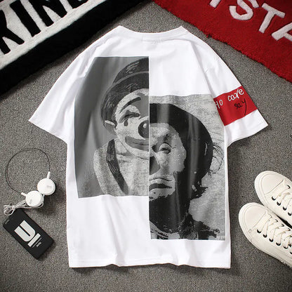 Joker Print Short Sleeve T-Shirt