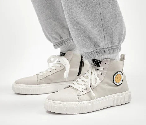 High-Top Canvas Shoes for Students and Casual Wear