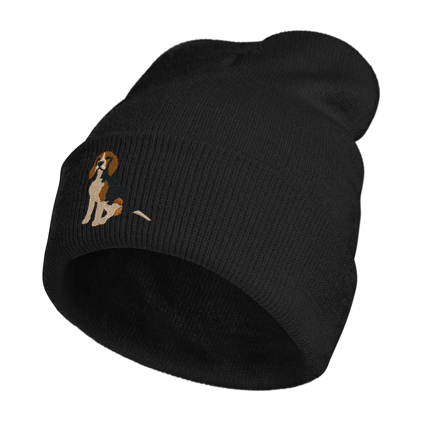 MiAnMiAn Cool Beagle Puppy Embroidery Beanie Knit Hats for Men & Women Embroidery Winter Hats Skull Cap