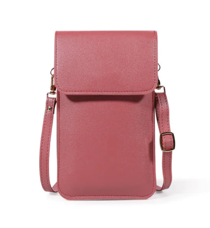 Mini Crossbody Bags for Women - Solid Color Wallet