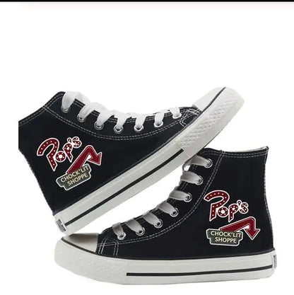 Men's Canvas High-Top Shoes - South Side Serpents Series