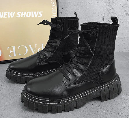 British Style High Top Platform Martin Boots