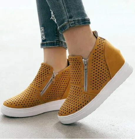 נעלי נשים חדשות 2019 עם בוהן עגולה וחלולות