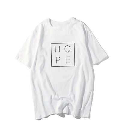 Hope Letter Print T-Shirt