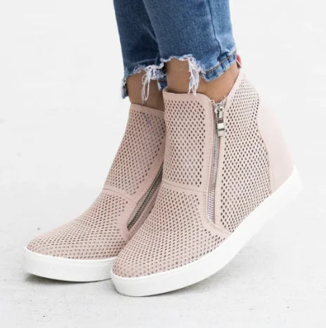 נעלי נשים חדשות 2019 עם בוהן עגולה וחלולות