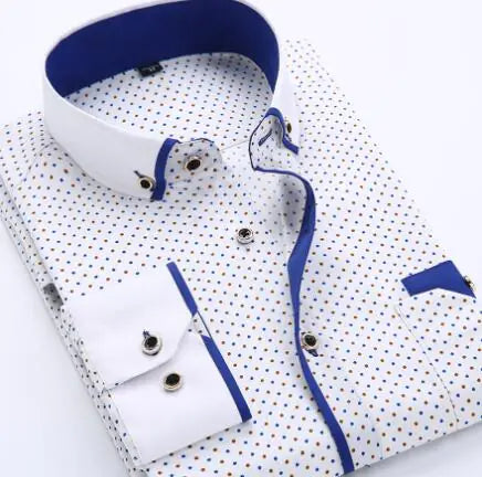 Men's Slim Fit Casual Cotton Shirts for Daily Wear