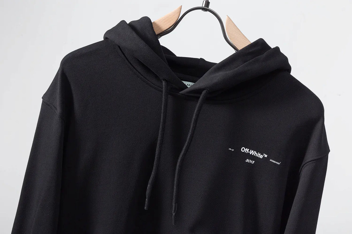 OFF WHITE 3D Embroidered Hoodie for Couples